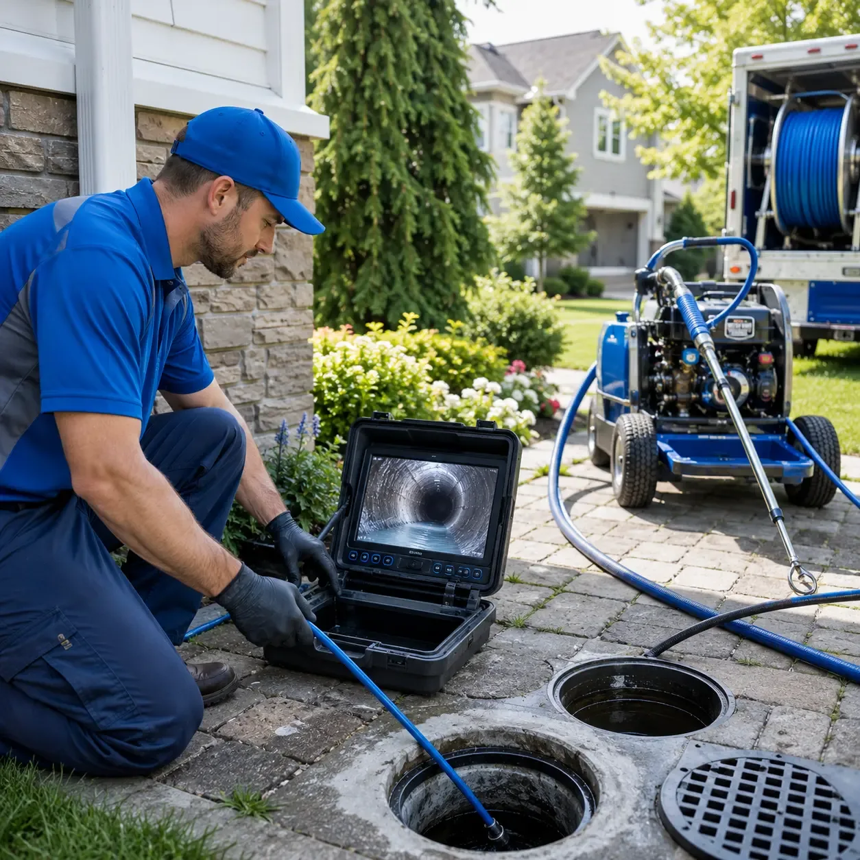 Outdoor drain cleaning professionals serving Dunmor, KY
